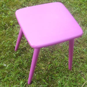 pinker Hocker