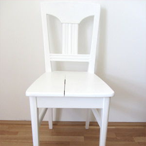 weißer Stuhl shabby