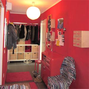 Einrichten und Wohnen - Die mobile Einrichtungs- und Wohnberatung: Projekte, Wohnraumgestaltung: Einrichtungslösung für Garderobe